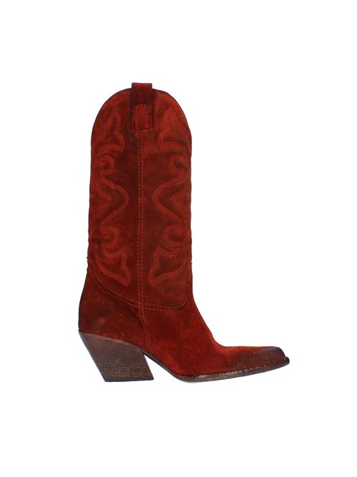 Texan boots model E2000 HOMBRE in suede ELENA IACHI | E2000 HOMBREMATTONE